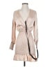Boohoo 100% Polyester Tan Cocktail Dress Size 4 - photo 1