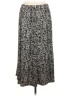 Simonton Says Print Gray Casual Skirt Size M - photo 1