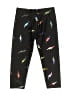 Dori Creations Graphic Black Track Pants Size 2 - photo 1