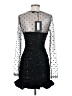 PrettyLittleThing Stars Black Cocktail Dress Size 4 - photo 2