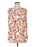 DKNYC 100% Polyester Orange Sleeveless Blouse Size XL - photo 1