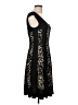DressBarn Animal Print Black Cocktail Dress Size 10 - photo 4