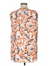 DKNYC 100% Polyester Orange Sleeveless Blouse Size XL - photo 2