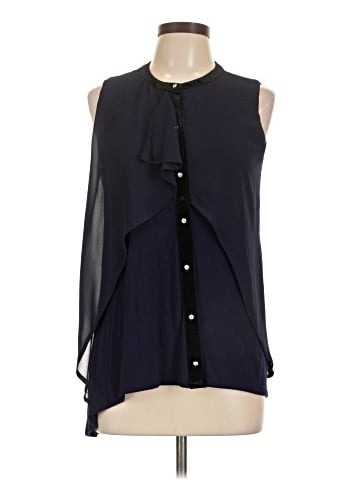 August Silk Sleeveless Blouse (view 1)