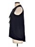 August Silk Black Sleeveless Blouse Size L - photo 5