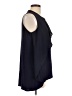 August Silk Black Sleeveless Blouse Size L - photo 4