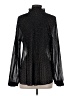 Ann Taylor 100% Polyester Polka Dots Black Long Sleeve Blouse Size S - photo 2