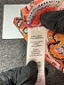 Chico's 100% Polyester Orange Kimono Size Med (1) - photo 8