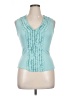 Weekend Teal Sleeveless Blouse Size XL - photo 1