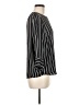 T Tahari 100% Polyester Black 3/4 Sleeve Blouse Size M - photo 4