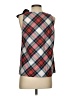 J.Crew 100% Cotton Red Sleeveless Blouse Size 4 - photo 2