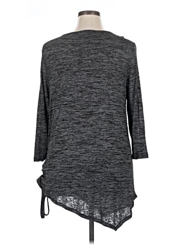 Midnight Velvet 3/4 Sleeve Top (view 2)