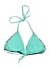 Unbranded Solid Teal Swimsuit Top Size XL - photo 2