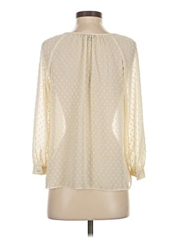 J.Crew Factory Store 3/4 Sleeve Blouse (view 2)