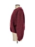 FRNCH Tweed Burgundy Pullover Sweater Size S - photo 5
