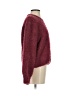 FRNCH Tweed Burgundy Pullover Sweater Size S - photo 4