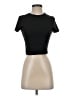 Shein Black Short Sleeve Turtleneck Size S - photo 1