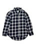 Old Navy 100% Cotton Plaid Blue Long Sleeve Button-Down Shirt Size 14 - photo 1