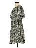 Oddi 100% Polyester Animal Print Black Casual Dress Size S - photo 5