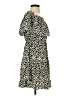 Oddi 100% Polyester Animal Print Black Casual Dress Size S - photo 4