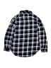 Old Navy 100% Cotton Plaid Blue Long Sleeve Button-Down Shirt Size 14 - photo 2