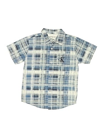 CALVIN KLEIN JEANS Short Sleeve Button-Down Shirt (view 1)