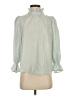 Levi's 100% Polyester Green 3/4 Sleeve Blouse Size XS - photo 1