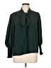Max Studio 100% Polyester Green Long Sleeve Blouse Size M - photo 1
