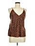 Allison Joy 100% Polyester Brown Sleeveless Top Size M - photo 1