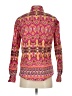 J. McLaughlin Paisley Pink Long Sleeve Blouse Size S - photo 2