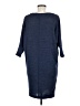 Bobeau Solid Blue Casual Dress Size M - photo 2