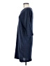 Bobeau Solid Blue Casual Dress Size M - photo 5