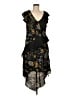 Walter Baker 100% Polyester Paisley Black Cocktail Dress Size 6 - photo 1