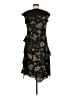 Walter Baker 100% Polyester Paisley Black Cocktail Dress Size 6 - photo 2