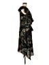 Walter Baker 100% Polyester Paisley Black Cocktail Dress Size 6 - photo 4