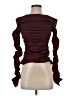 JS Collections Burgundy Long Sleeve Top Size 4 - photo 1