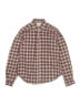 standard blues 100% Cotton Plaid Burgundy Long Sleeve Button-Down Shirt Size 12 - photo 1