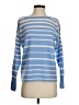 J. McLaughlin 100% Cashmere Stripes Blue Cashmere Pullover Sweater Size S - photo 1