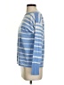 J. McLaughlin 100% Cashmere Stripes Blue Cashmere Pullover Sweater Size S - photo 5