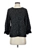 Unbranded 100% Polyester Black Long Sleeve Blouse Size S - photo 1