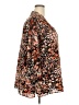 Investments 100% Polyester Animal Print Brown Kimono Size 3X - photo 4