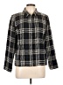 Christopher & Banks Houndstooth Black Coat Size L (petite) - photo 1