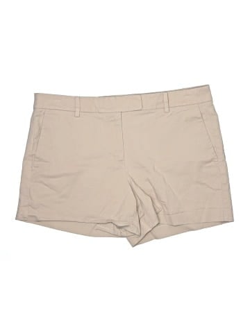 Ann Taylor Khaki Shorts (view 1)