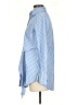 NY Collection Stripes Blue Long Sleeve Blouse Size S - photo 5