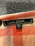Love Stitch 100% Spandex Plaid Orange Long Sleeve Button-Down Shirt Size L - photo 7