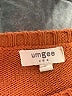 Umgee 100% Acrylic Polka Dots Orange Pink Pullover Sweater Size S - photo 7