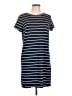 St. John's Bay Stripes Blue Casual Dress Size L - photo 1