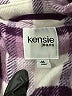 Kensie 100% Polyester Plaid Purple Jacket Size M - photo 6
