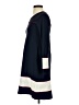 Leota Color Block Blue Casual Dress Size S - photo 5