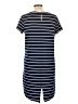 St. John's Bay Stripes Blue Casual Dress Size L - photo 2